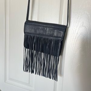 Patricia Nash Tori Leather Fringe Crossbody Purse